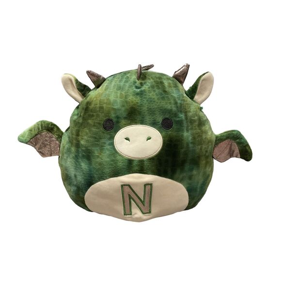 Kellytoy Squishmallows "LETTER N" Duke The Dragon 12” - Picture 1 of 3